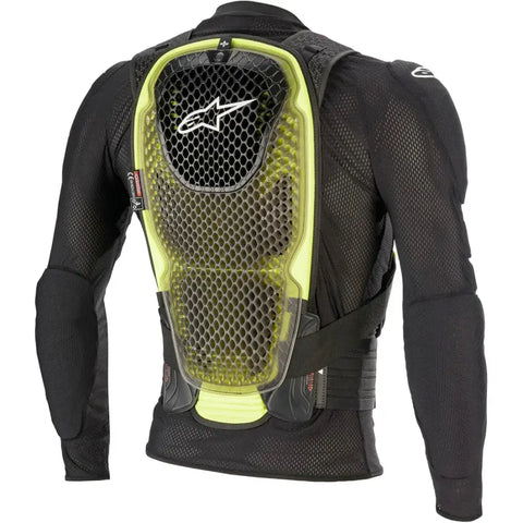 Chaqueta de Protección Alpinestars Bionic Pro V2 Black/Yellow Fluo