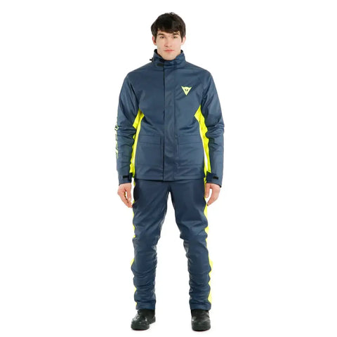 Chaqueta Impermeable Dainese Storm 2 Unisex Black Iris/Fluo Yellow