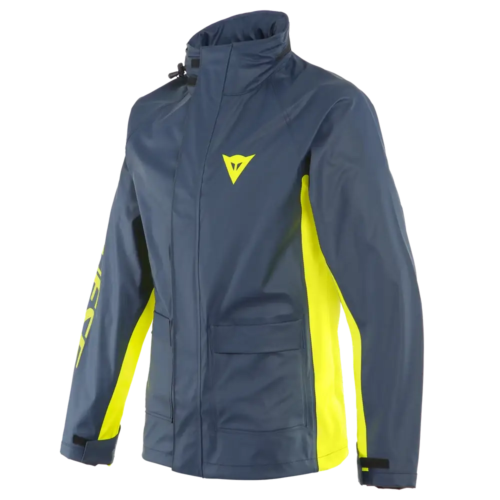 Chaqueta Impermeable Dainese Storm 2 Unisex Black Iris/Fluo Yellow