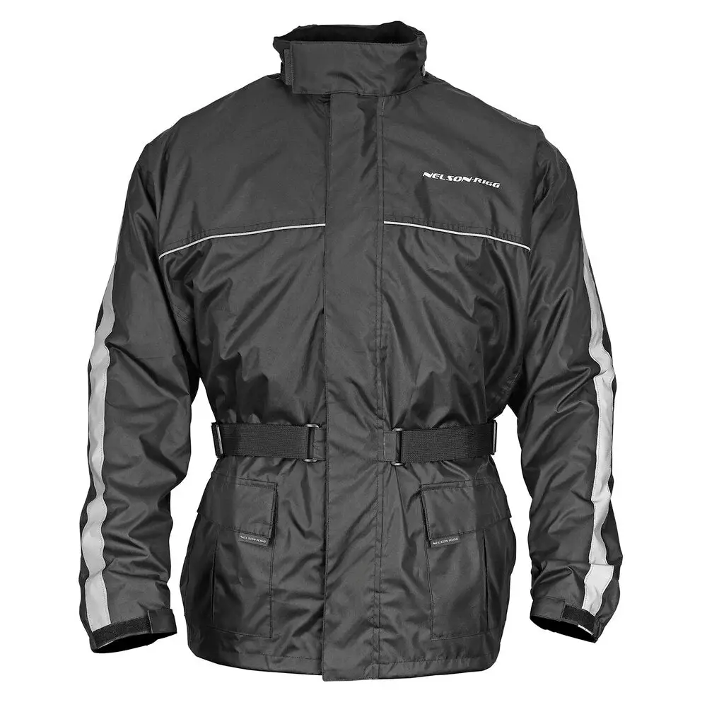 Chaqueta Impermeable Nelson-Rigg Solo Storm, Black/Black