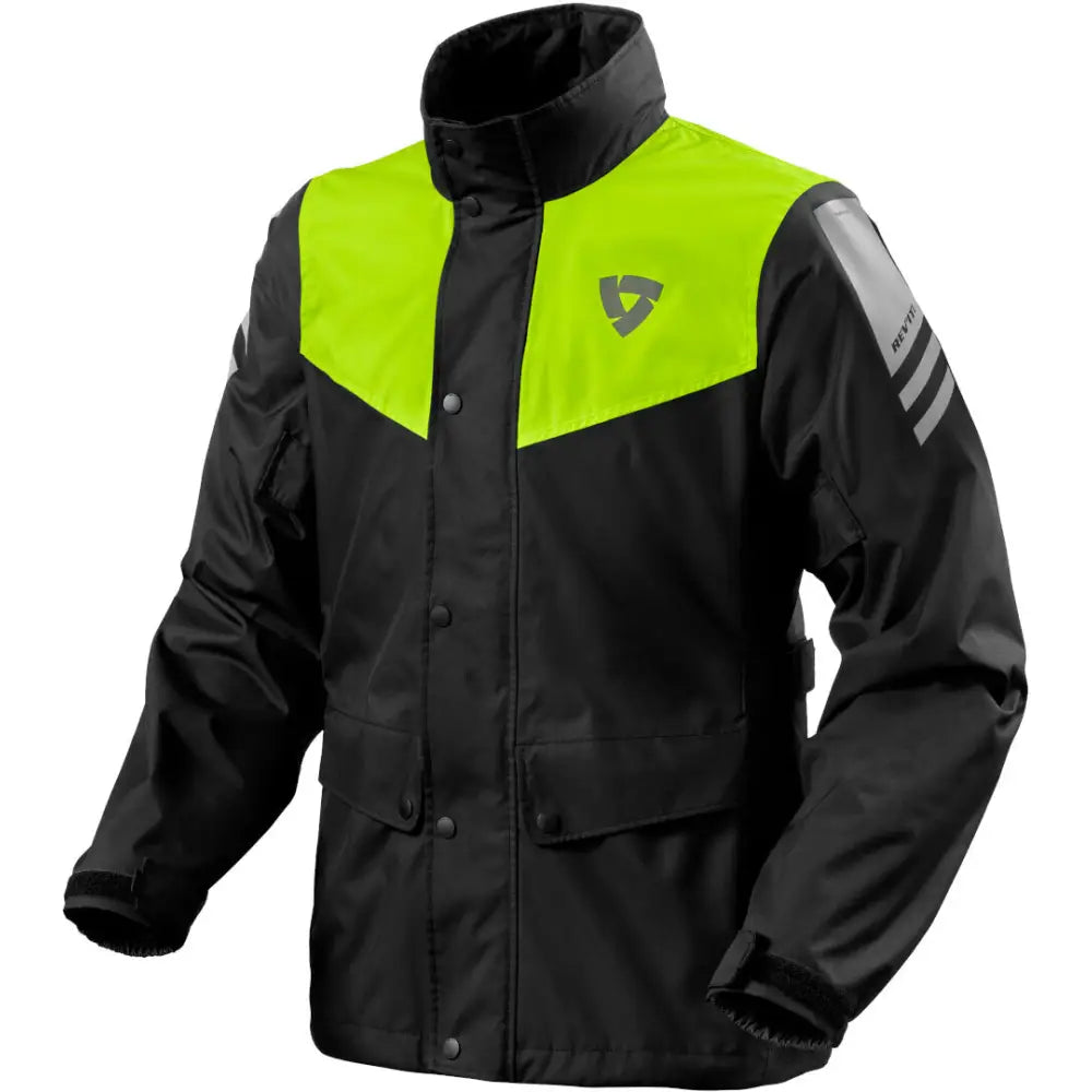 Chaqueta Impermeable REV'IT! Nitric 4 H2O Black/Hi-Viz Yellow
