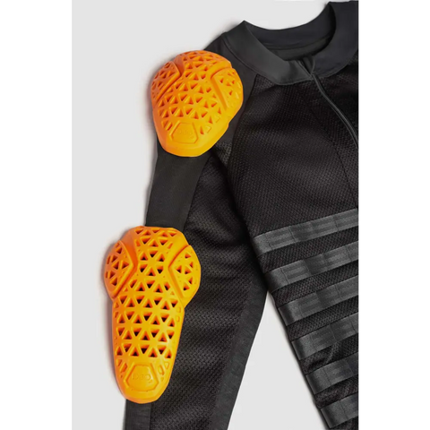 Chaqueta Ultraligera de Malla Blindada Pando Moto Commando UH, Black