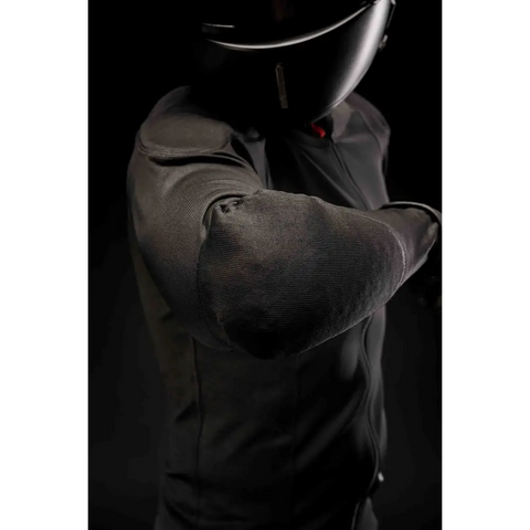Chaqueta Ultraligera de Malla Blindada Pando Moto Commando UH, Black
