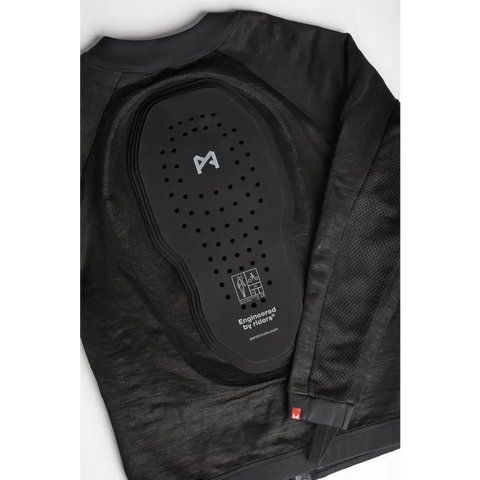 Chaqueta Ultraligera de Malla Blindada Pando Moto Commando UH, Black