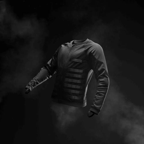 Chaqueta Ultraligera de Malla Blindada Pando Moto Commando UH, Black