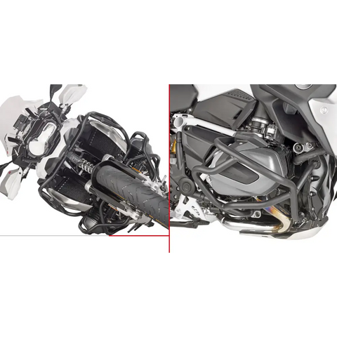 Defensas Superiores Givi TNH5128 para BMW R1250GS 2019-2023