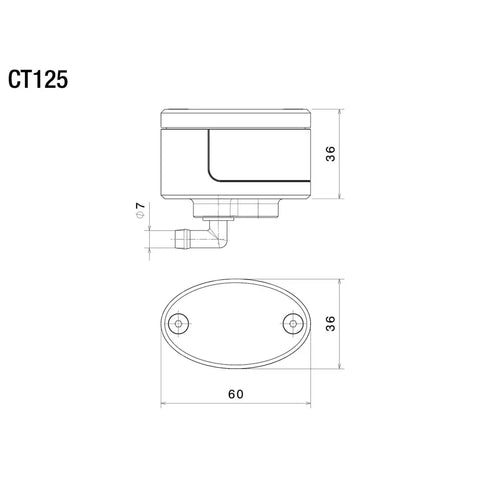 Depósito para Fluido de Clutch Rizoma NEXT