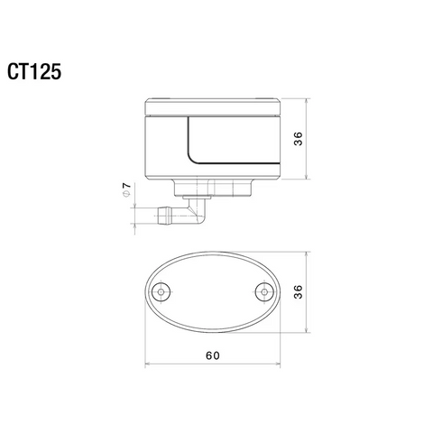 Depósito para Fluido de Clutch Rizoma NEXT