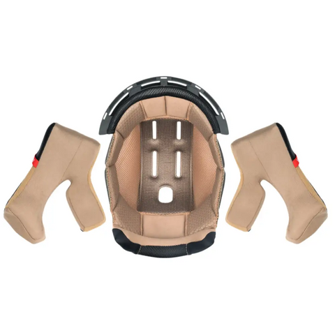 Forro Interior y Almohadillas de Mejillas Hydradry™ Comfort Para Casco Icon Ultraflite™ Tan