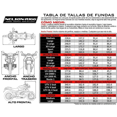 Funda Impermeable para ATV Cuatrimotos Nelson Rigg Defender Extreme