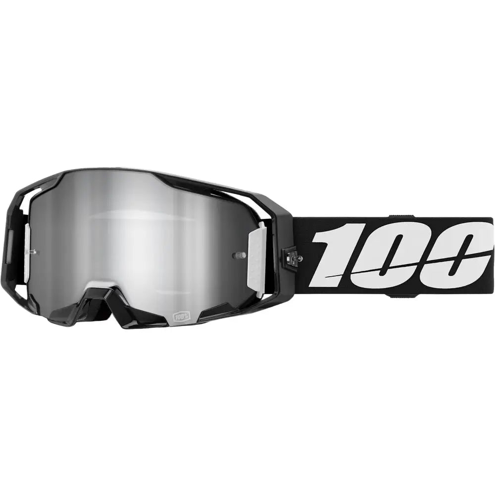 Goggles 100% ARmatic Black Mirror Silver Flash Lens
