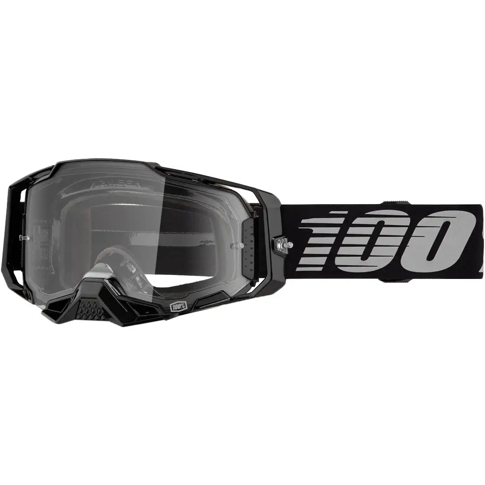 Goggles 100% Armega Black Clear Lens