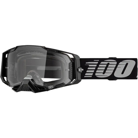 Goggles 100% Armega Black Clear Lens
