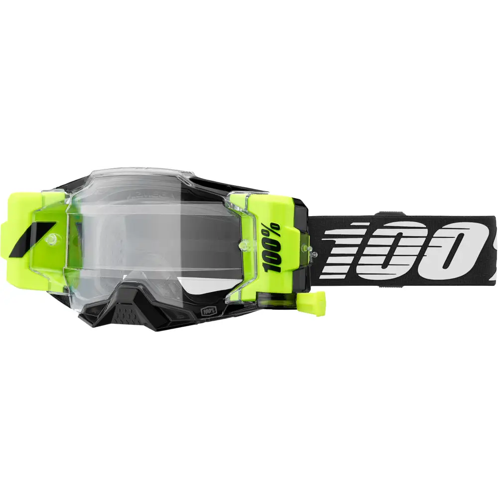 Goggles 100% Armega Forecast Black Clear Lens