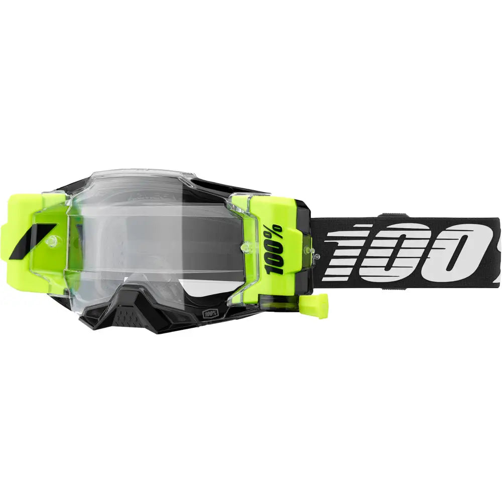 Goggles 100% Armega Forecast Black Clear Lens