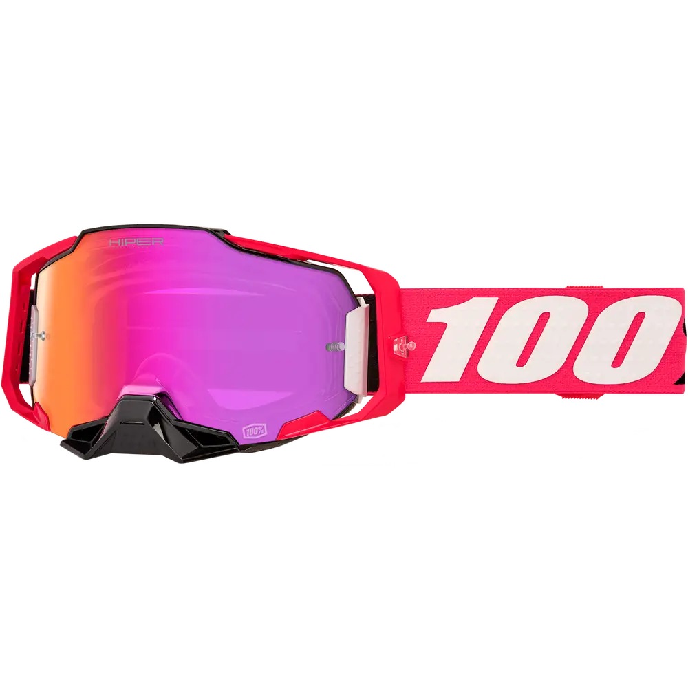 Goggles 100% Armega HiPER Kloug Mirror Dark Red