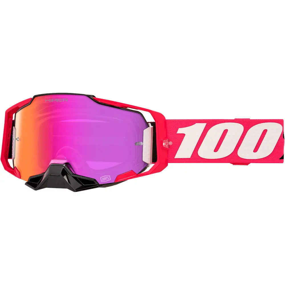 Goggles 100% Armega HiPER Kloug Mirror Dark Red