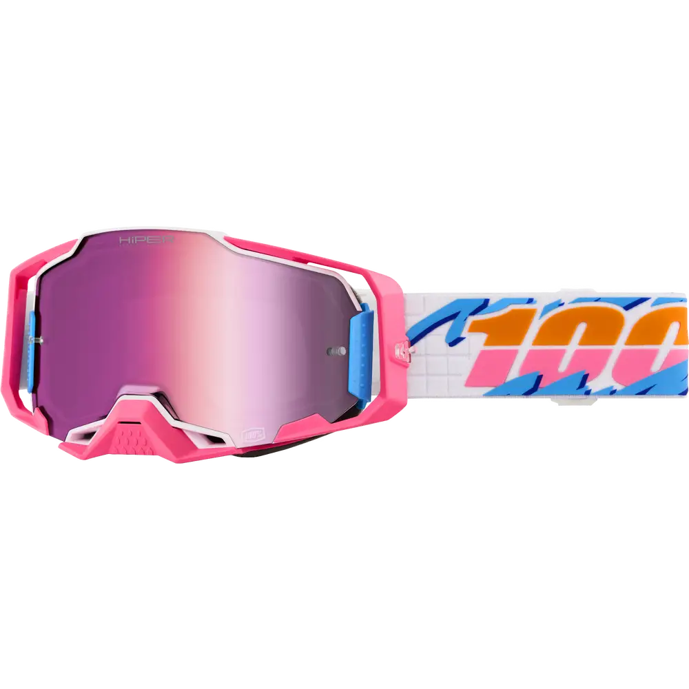 Goggles 100% Armega HiPER Lefreak Pink Mirror