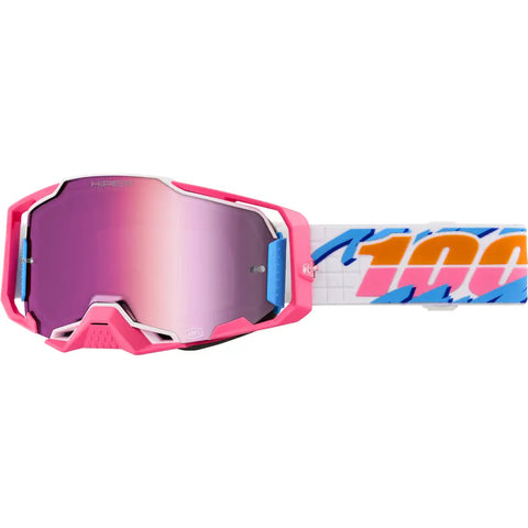 Goggles 100% Armega HiPER Lefreak Pink Mirror