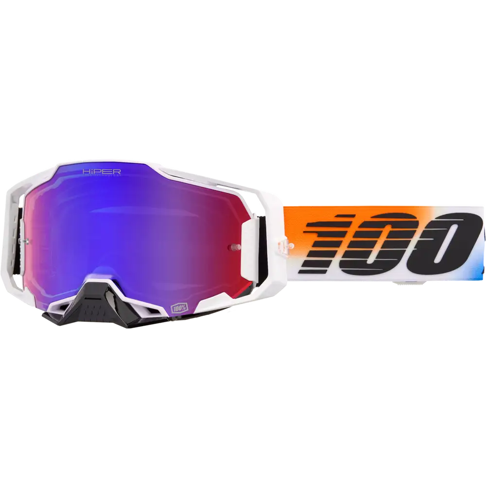 Goggles 100% Armega HiPER United Mirror Red/Blue