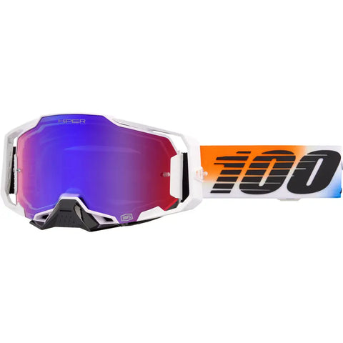 Goggles 100% Armega HiPER United Mirror Red/Blue
