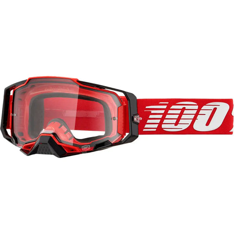 Goggles 100% Armega Red/Clear