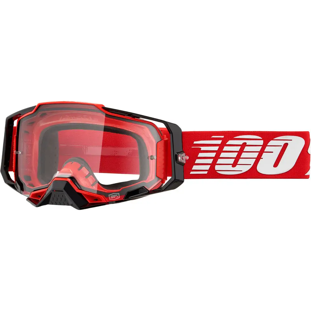 Goggles 100% Armega Red/Clear
