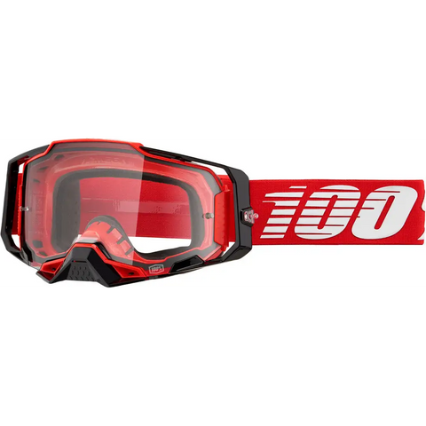 Goggles 100% Armega Red/Clear