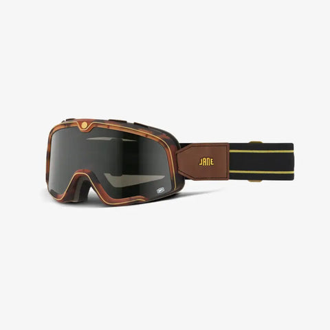 Goggles 100% Barstow Jane Motorcycles/Mirror True Gold