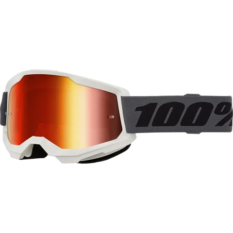 Goggles 100% Strata 2 Grey Red Mirror