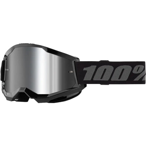 Goggles 100% Strata 2 para Niño Black/Mirror Silver