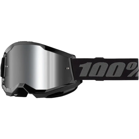 Goggles 100% Strata 2 para Niño Black/Mirror Silver
