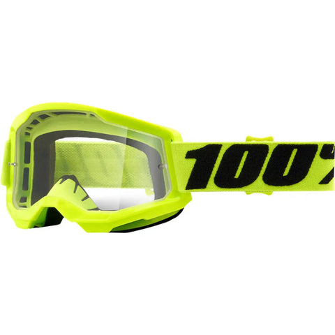 Goggles 100% Strata 2 para Niño Fluo Yellow