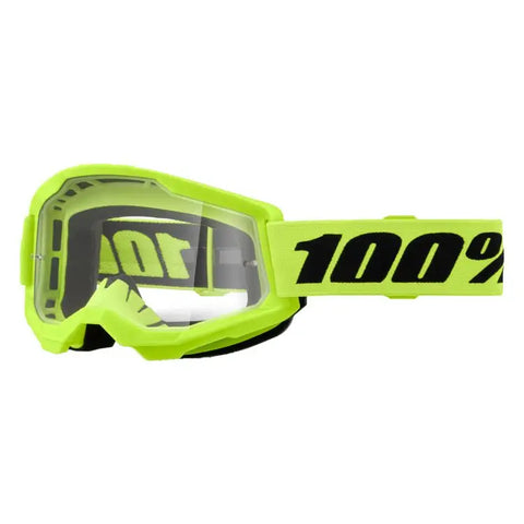 Goggles 100% Strata 2 para Niño Neón Yellow