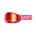 Goggles 100% Strata 2 para Niño Pink/Mirror Red