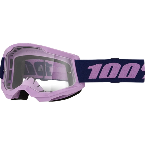 Goggles 100% Strata 2 Purple Clear