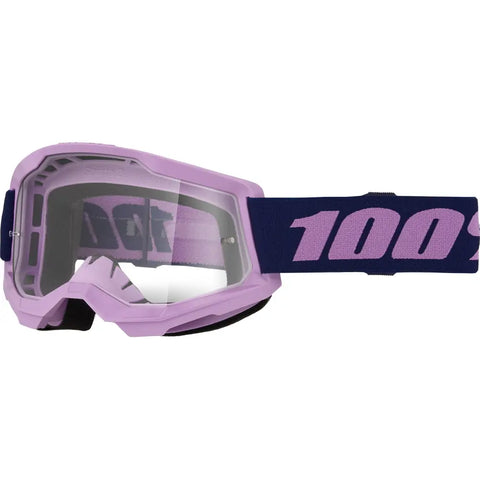 Goggles 100% Strata 2 Purple Clear