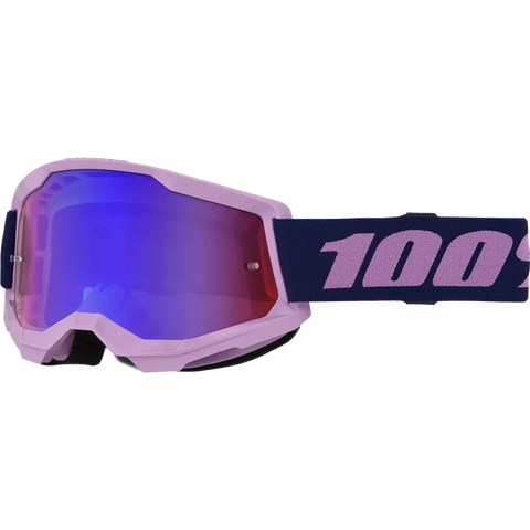 Goggles 100% Strata 2 Purple Red/Blue Mirror