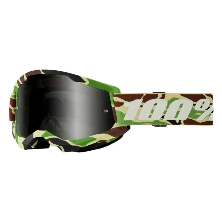 Goggles 100% Strata 2 Sand War Camo/Smoke