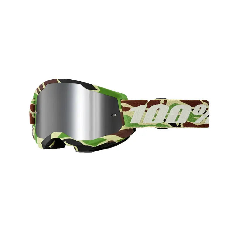 Goggles 100% Strata 2 War Camo/Mirror Silver