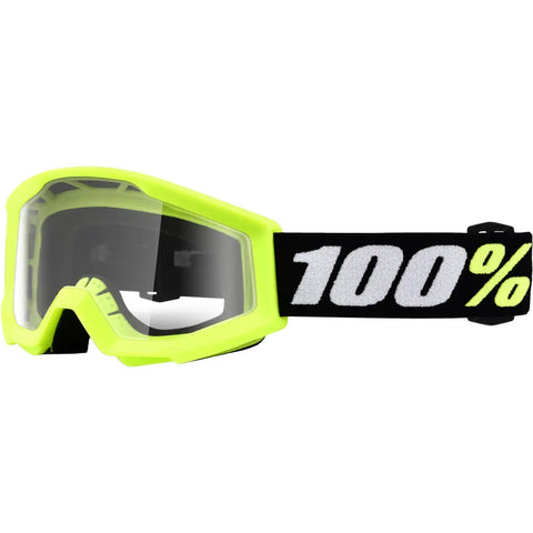 Goggles 100% Strata Mini para Niño Yellow Clear