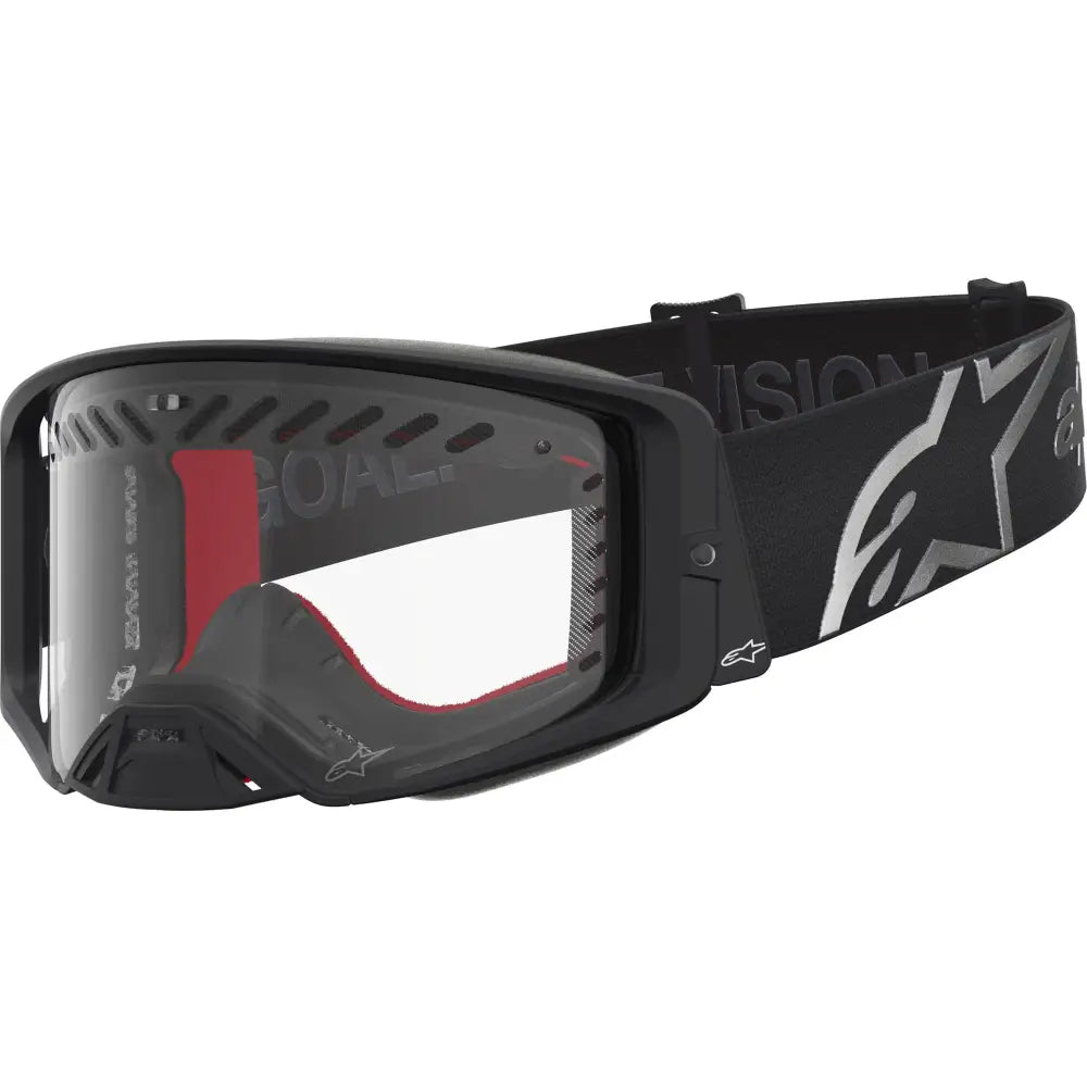 Goggles Alpinestars Supertech Dura Air Fluid Black/Silver