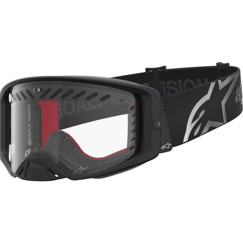 Goggles Alpinestars Supertech Dura Air Fluid Black/Silver