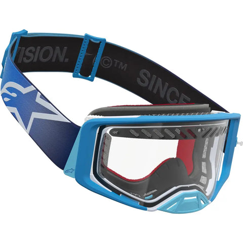 Goggles Alpinestars Supertech Dura Air Fluid Blue/Silver