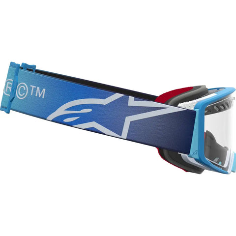 Goggles Alpinestars Supertech Dura Air Fluid Blue/Silver