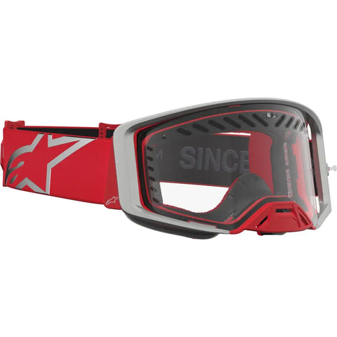 Goggles Alpinestars Supertech Dura Air Fluid Red/Silver