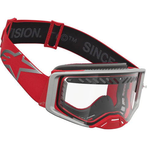 Goggles Alpinestars Supertech Dura Air Fluid Red/Silver