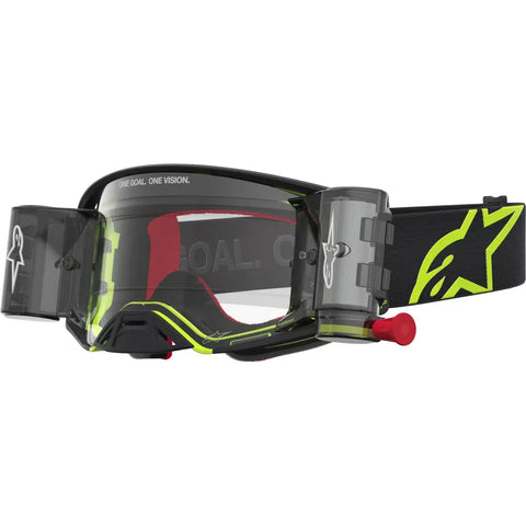Goggles Alpinestars Supertech Firma Roll Off Black/Neon Yellow