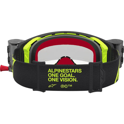 Goggles Alpinestars Supertech Firma Roll Off Black/Neon Yellow