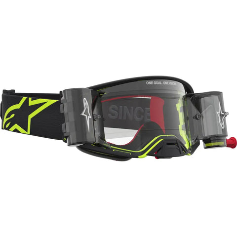 Goggles Alpinestars Supertech Firma Roll Off Black/Neon Yellow